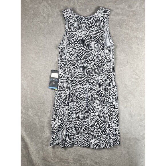 NWT IBKUL ALENA Black & White Sleeveless Mock Golf Tennis Dress Size XSmall - Picture 8 of 10